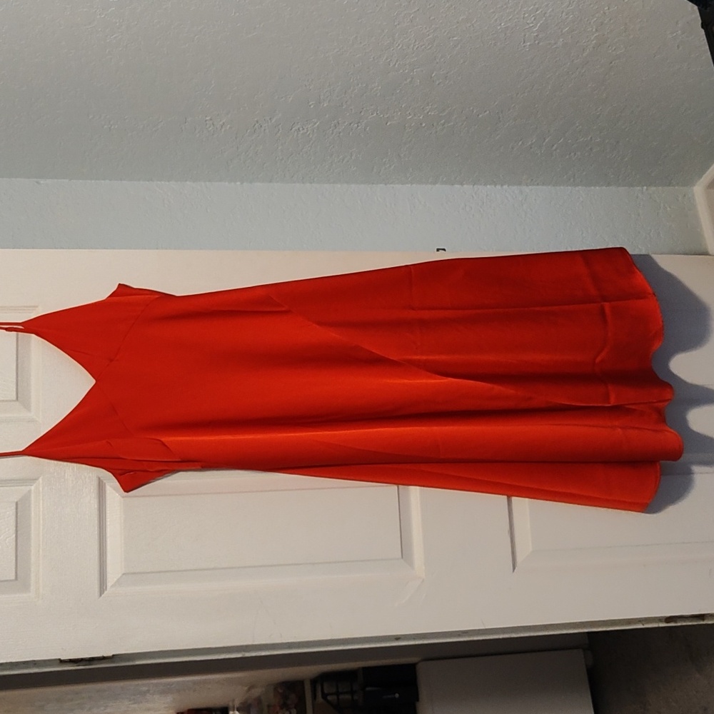 Satin maternity dress